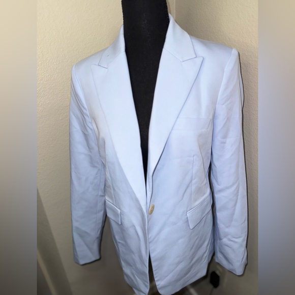 Mango Soft Blue Women's Blazer- Size 8 - Picture 2 of 12